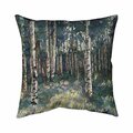 Begin Home Decor 20 x 20 in. Birches-Double Sided Print Indoor Pillow 5541-2020-LA175